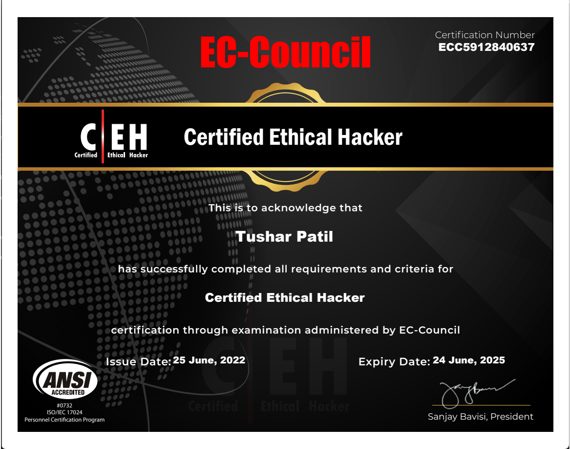 Certification